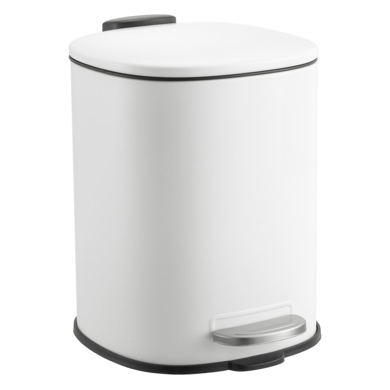 Showerdrape Capri White Bin