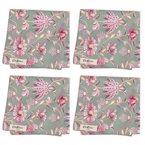 Cath Kidston Friendship Gardens 4 Pack Of Napkins