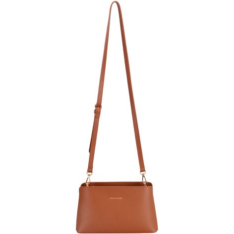 David Jones Cognac tan Small Shoulder Bag