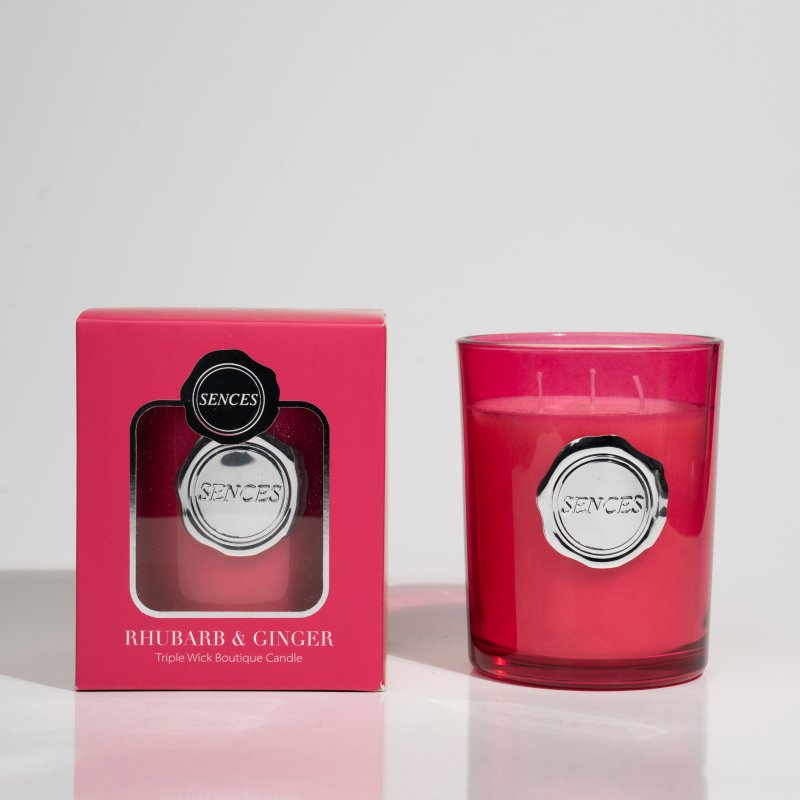 Baltus Senses Premium Candle Scented Rhubarb And Ginger
