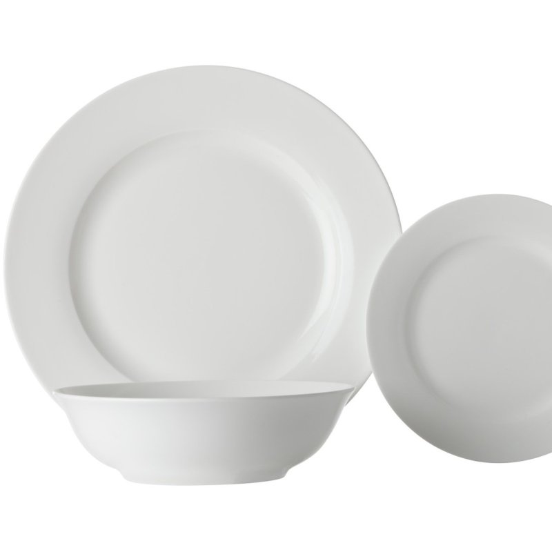 Maxwell Williams White Basics Rim 12 Piece Dinner Set