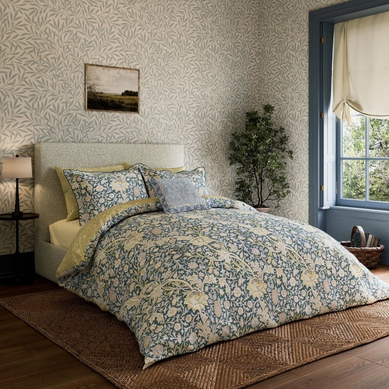 Morris X Emery Walker Trent River Wandle Duvet Cover Set scene