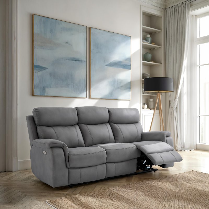 Aldiss Own Stanwick 3 Seater Power Recliner Sofa