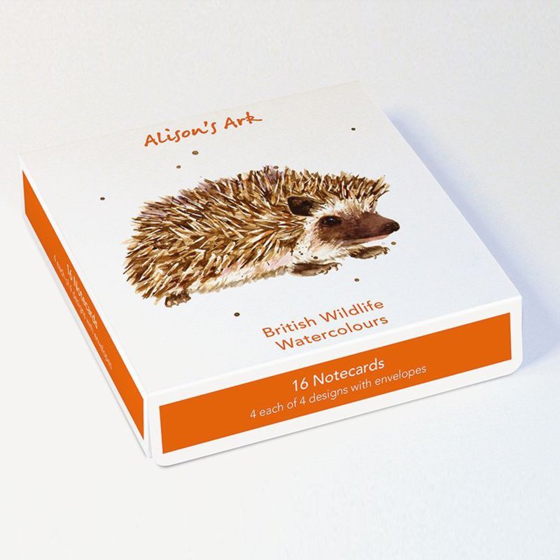 Museums & Galleries Alison's Ark British Wildlife Pack of 16 Notecards