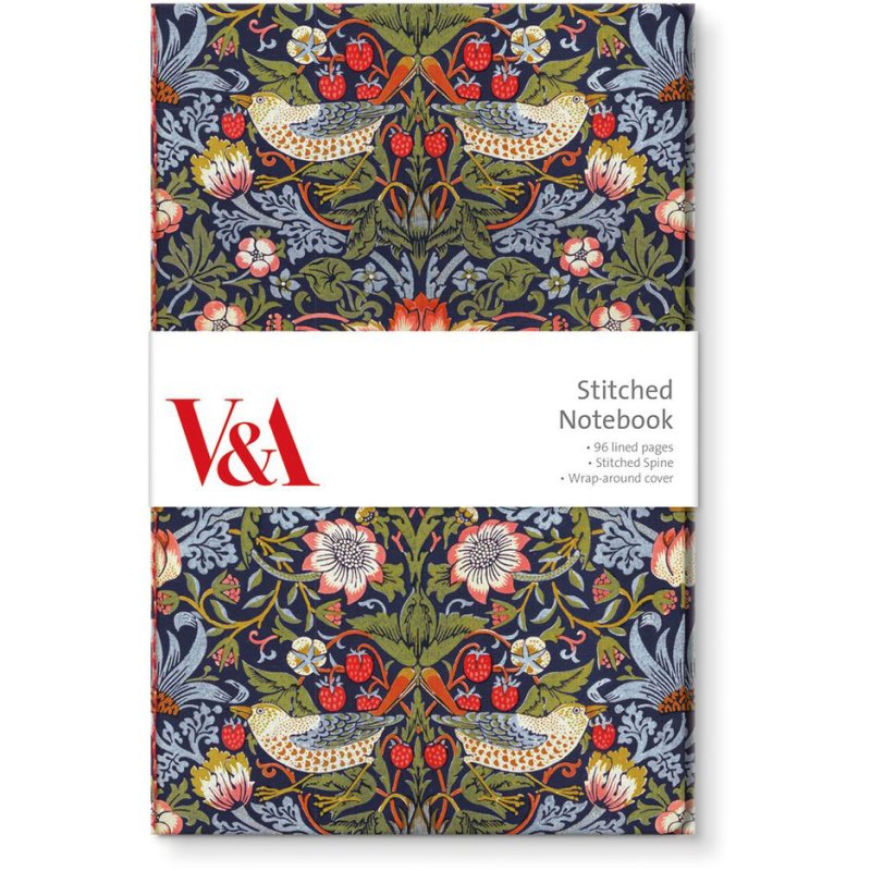 Strawberry Thief Stitched Notebook