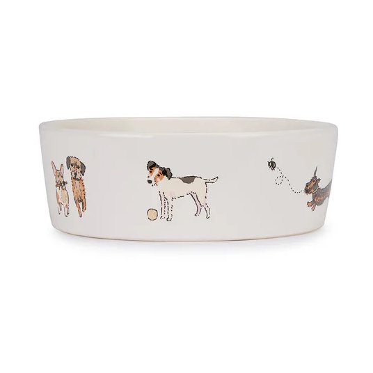 Sophie Allport Doggy Daycare Stoneware Dog Bowl product image 1