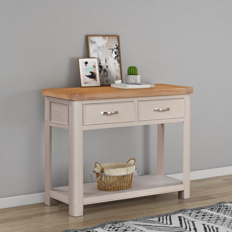 Aldiss Own Gloucester Painted Console Table with 2 Drawers