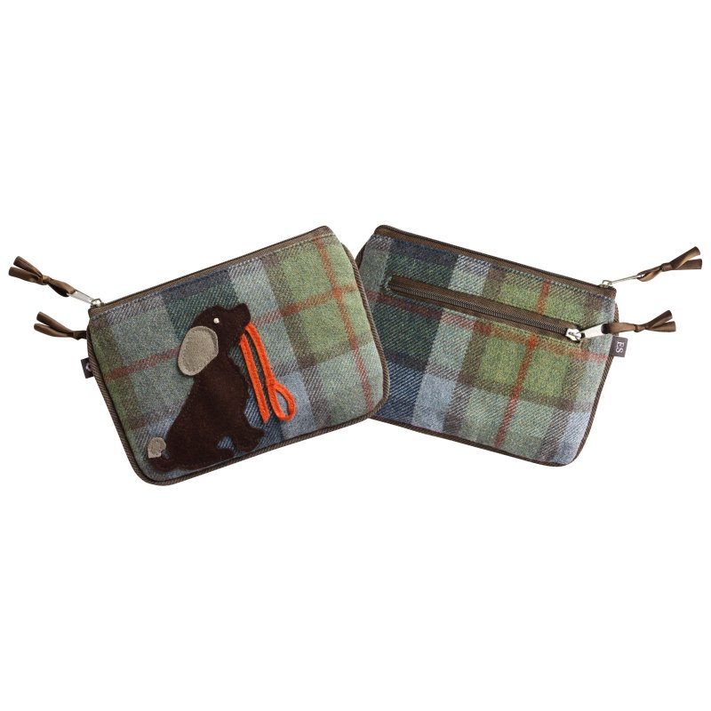 Earth Squared Tweed Applique Juliet Purse Dog Inveresk Autumn