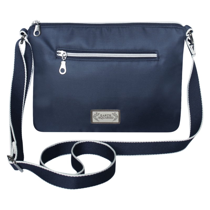 Earth Squared Simple Messenger Navy