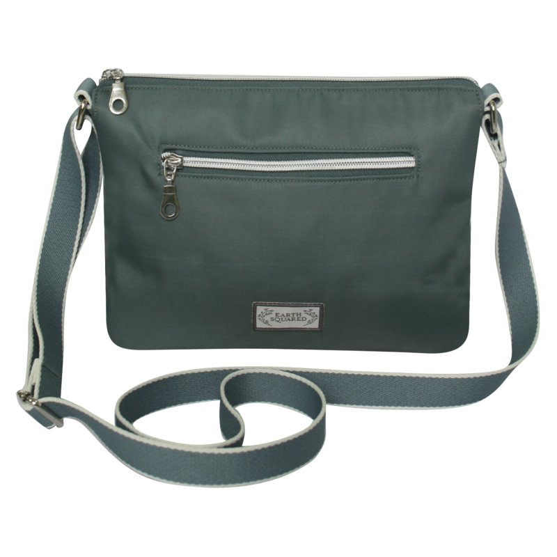 Earth Squared Simple Messenger Green