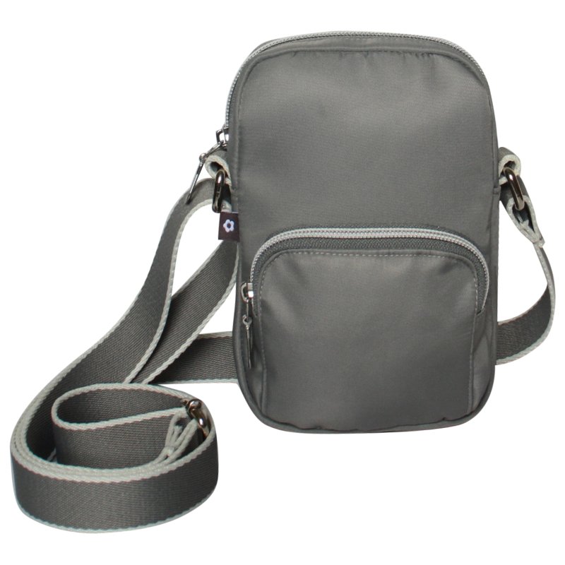 Earth Squared Phone Pouch Grey