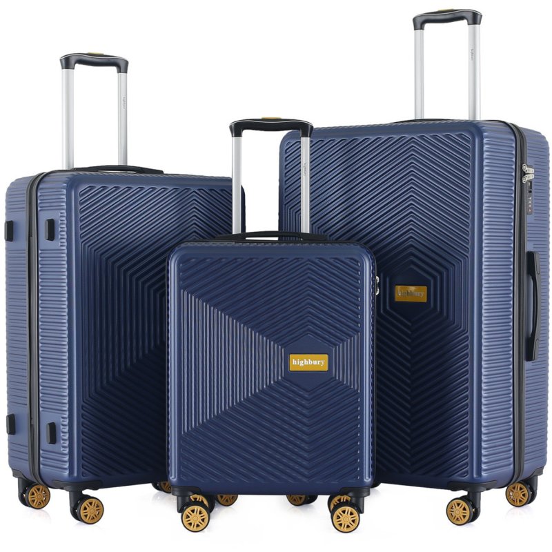 Highbury Yellowstone Navy Hard Shell Case size selection