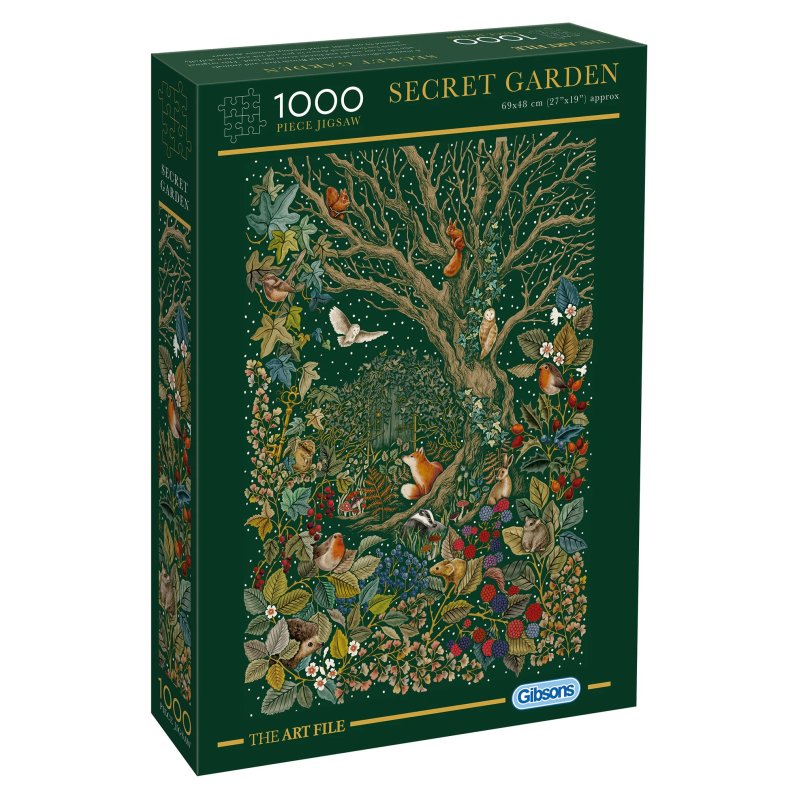 Art File Secret Garden 1000 Piece Puzzle Aldiss of Norfolk