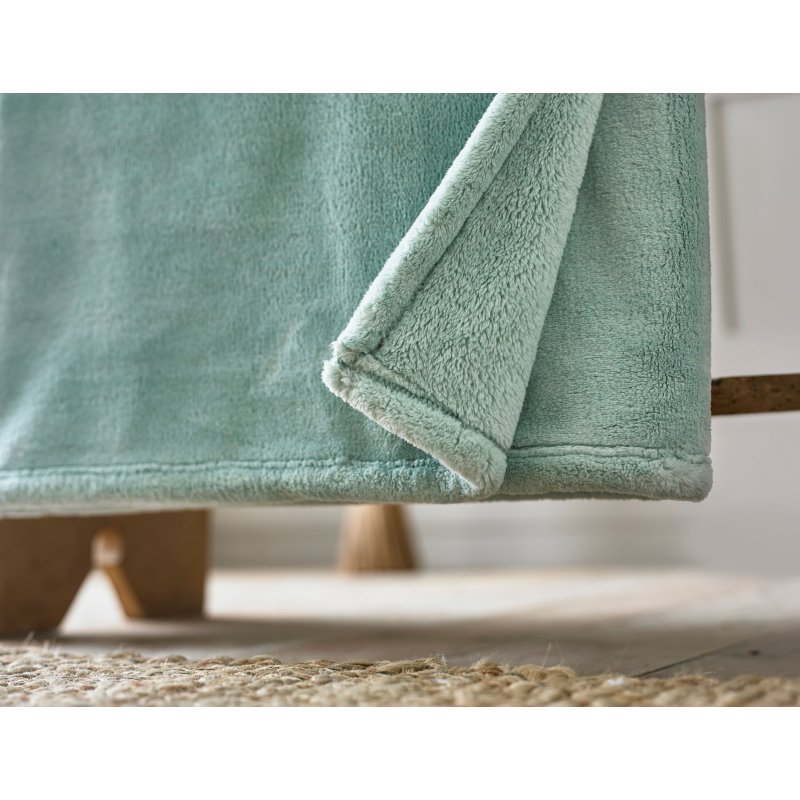 Egg Blue Throw Duck Egg Cotton Throw Lyndon Co Hardwick