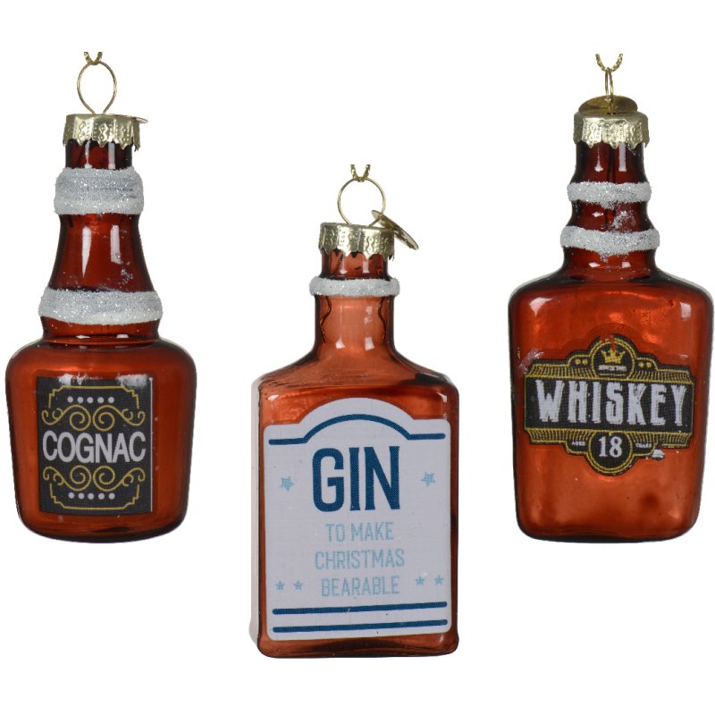 Kaemingk Ornamental Whiskey Glass Bauble