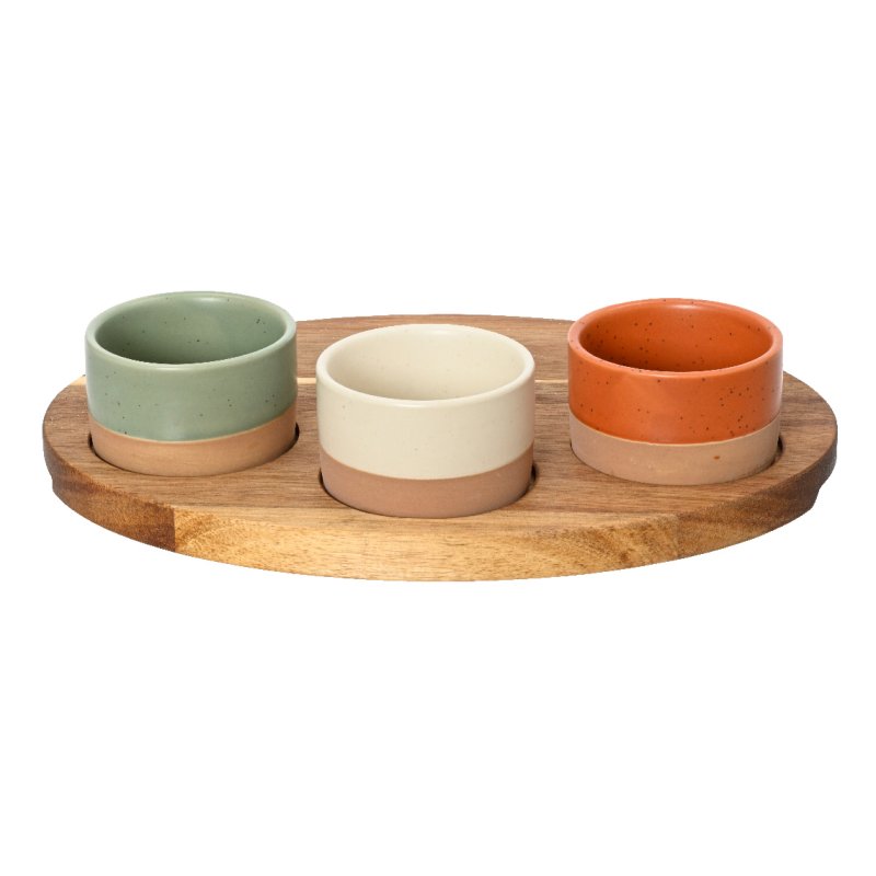 Kaemingk Stoneware Oval Tapas Set