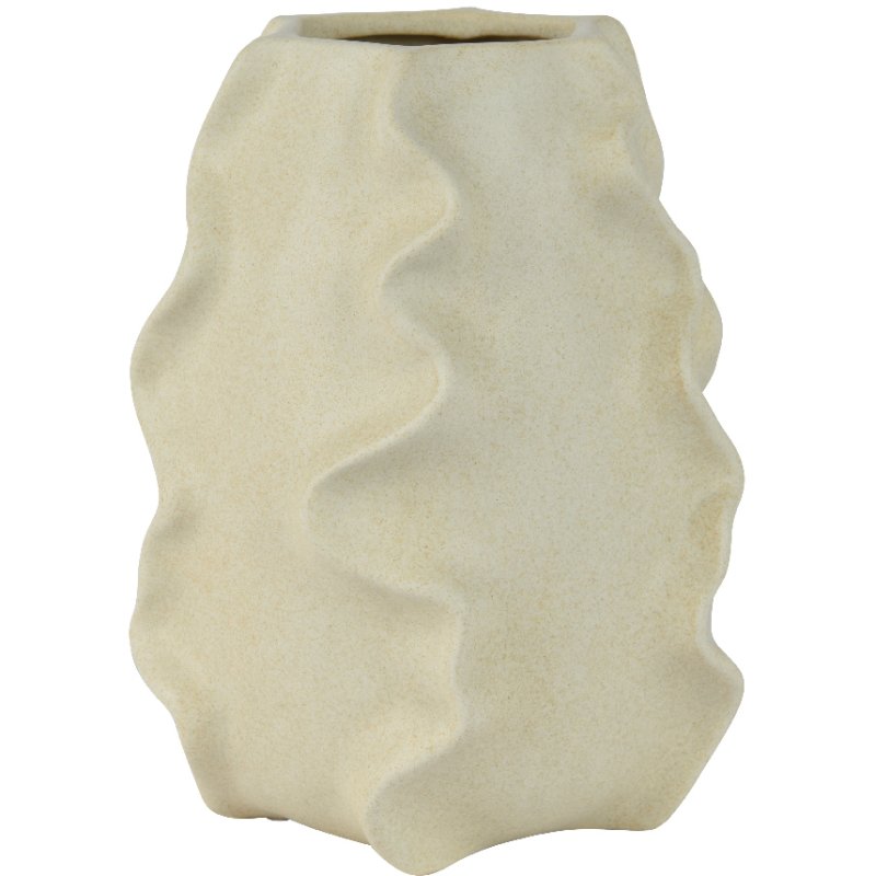 Kaemingk Cream frill design vase