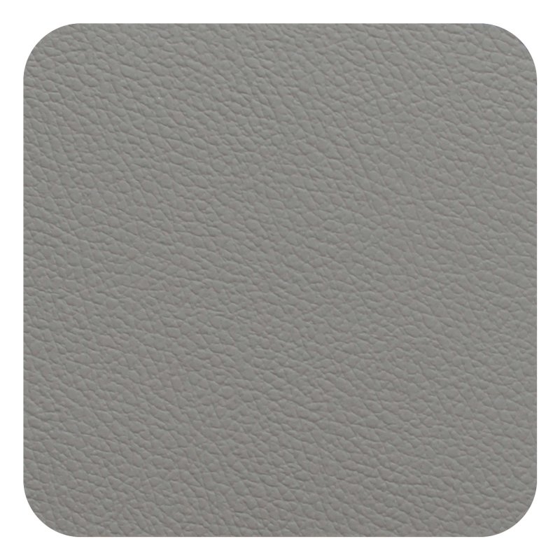 Tradestock 2-tone Grey Flexi Faux Leather Coasters  Light Grey