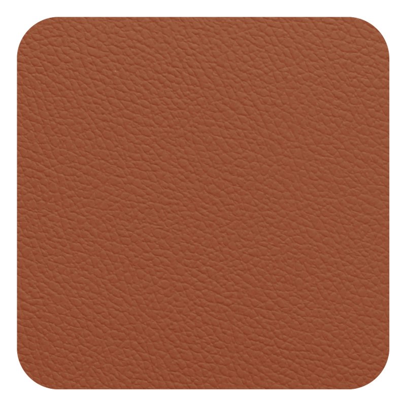 Tradestock Rust Black Flexi Faux Leather Coasters Rust