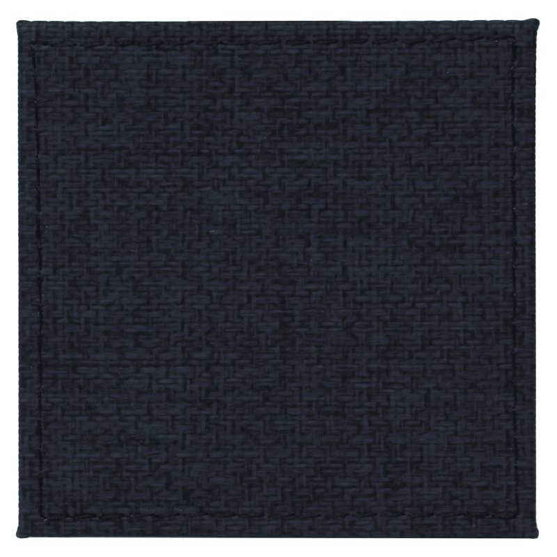 Tradestock Navy Textured Faux Leather Coasters Set Of 4