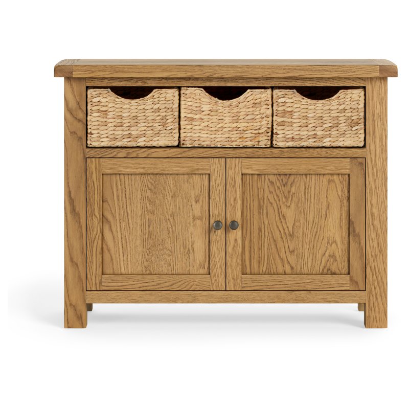 Chester Sideboard With Baskets white background