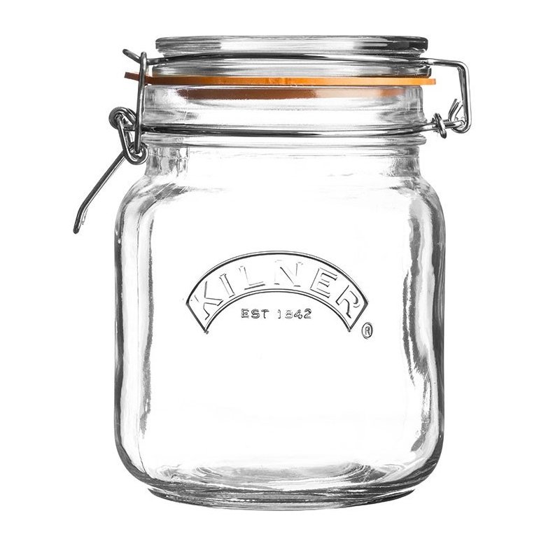 Kilner Cliptop Square Jar 2L