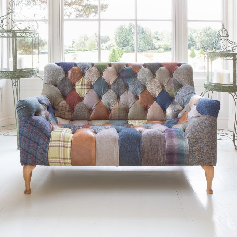 Aldiss Own Bamford Club Patchwork 2 Seater Sofa