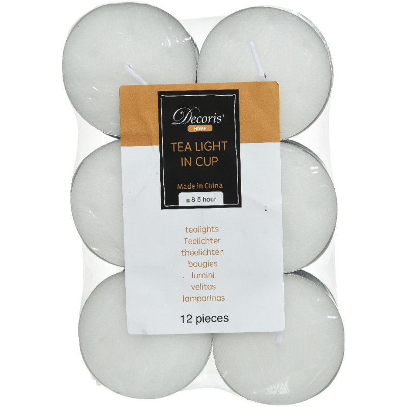Kaemingk Kaemingk Paraffin Wax Tealights 12 pack