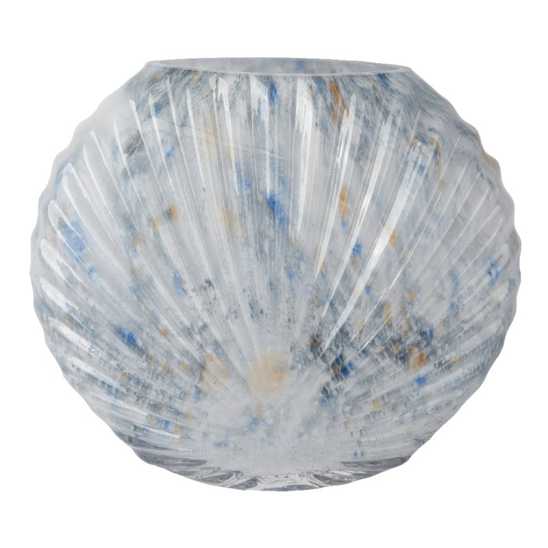 Kaemingk Kaemingk Multicoloured Glass Shell Vase