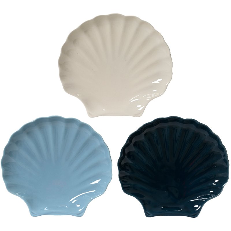 Kaemingk Kaemingk Glossy Porcelain Shell Plate