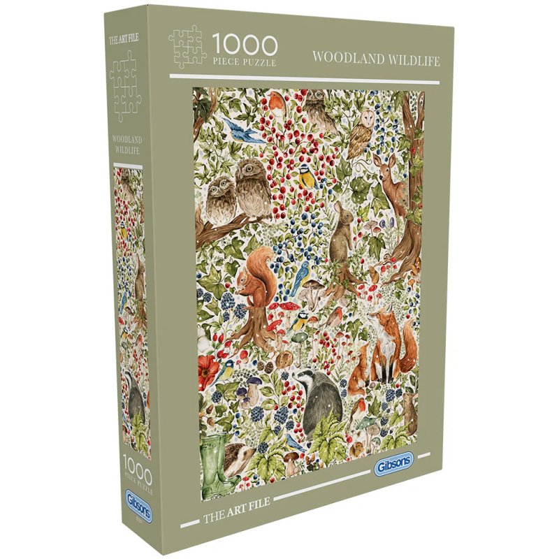 Gibsons Woodland Wildlife 1000 Piece Puzzle box