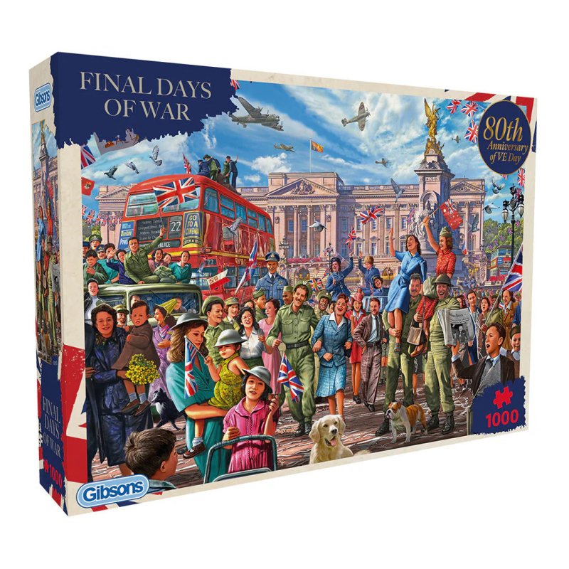 Gibsons Final Days Of War 1000 Piece Puzzle box