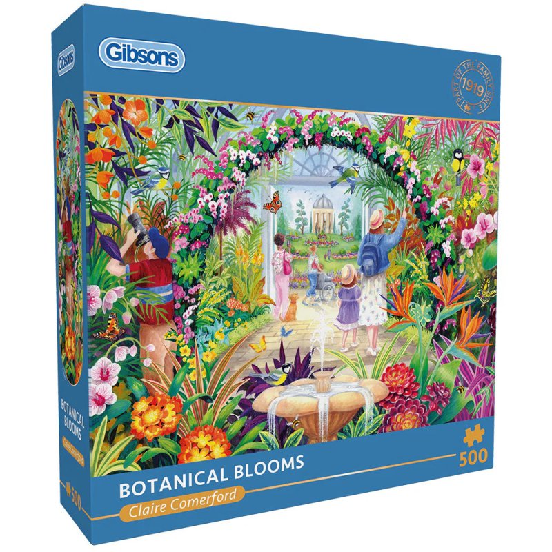 Gibsons Botanical Blooms 500 Piece Puzzle box