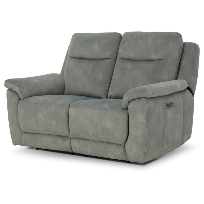 Oakley 2 Seater Power Recliner Sofa In Dexter Shadow