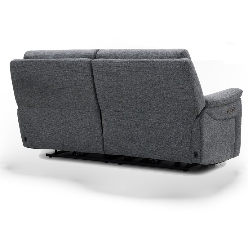 Noah 3 Seater Recliner in Milan Anthracite | Aldiss Norfolk