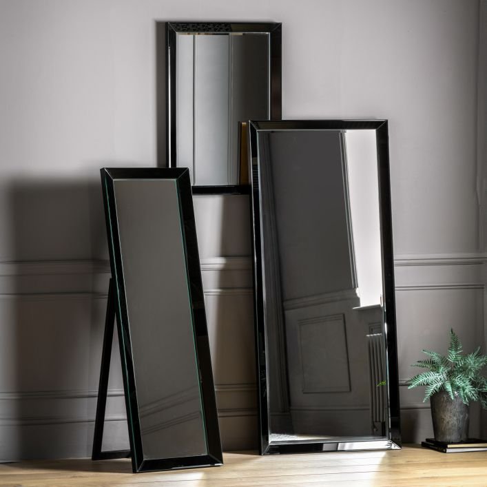 Gallery Direct Gallery Direct Luna Black Leaner Mirror