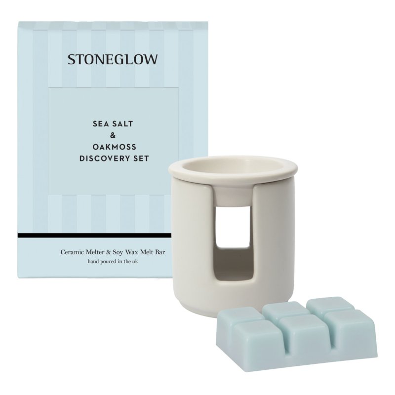 Stoneglow Sea Salt & Oakmoss Wax Melter & Soy Wax Melt Bar