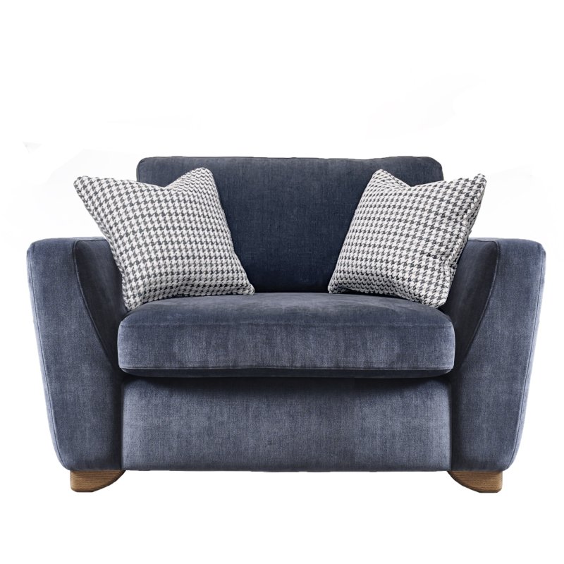 Konran Cuddler Chair white background