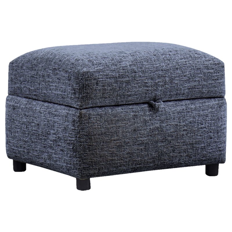 Konran Storage Footstool white background