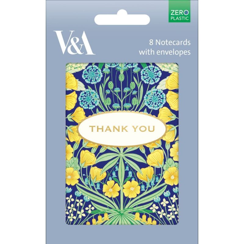 V&A Thank You Mallow Notecards Pack Of 8