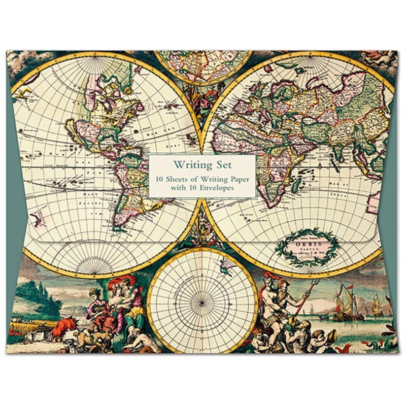 British Library Maps Writing Set