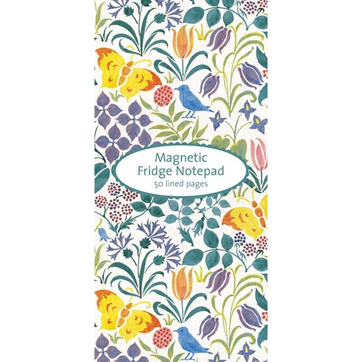 Spring Flowers & Butterflies Magnetic Notepad cover