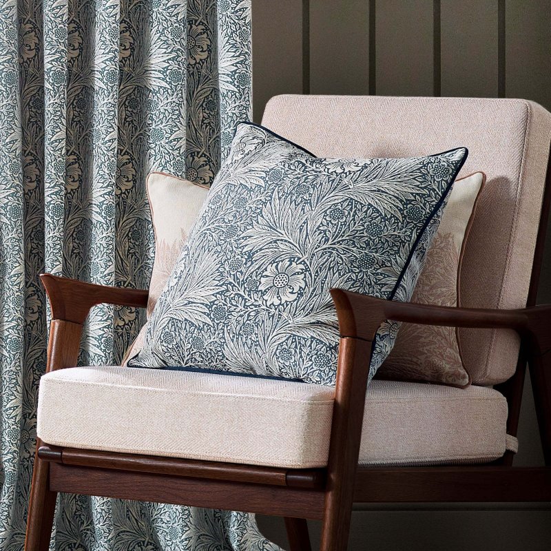 Morris & Co Morris & Co Marigold Indigo Cushion