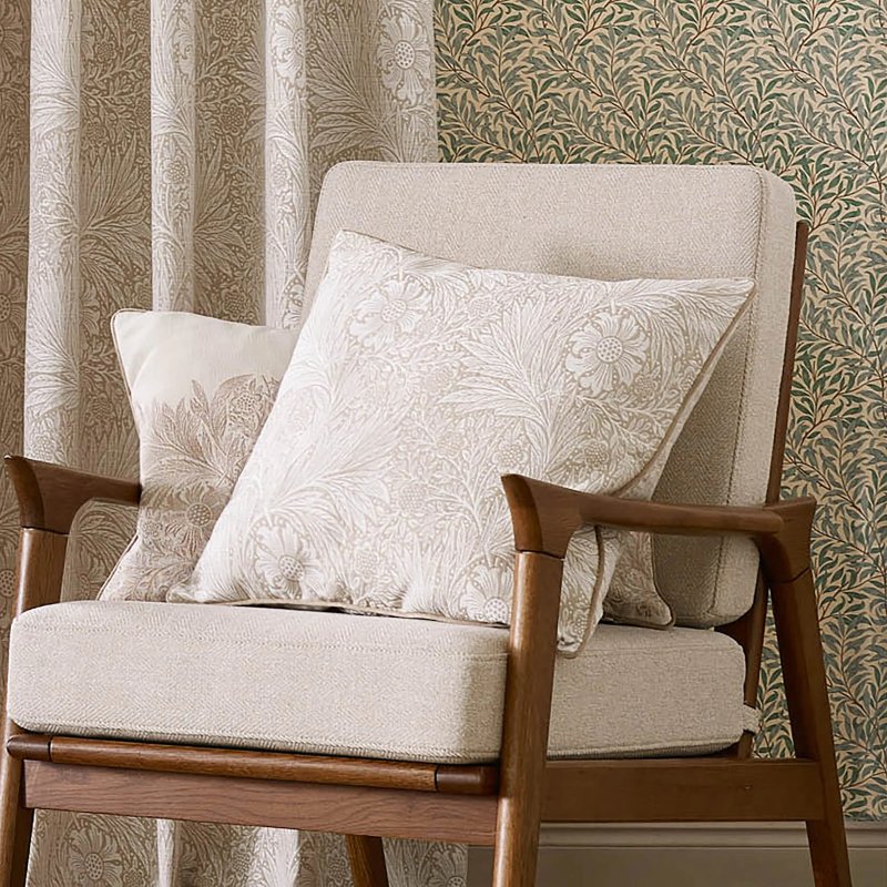 Morris & Co Morris & Co Marigold Stone Cushion