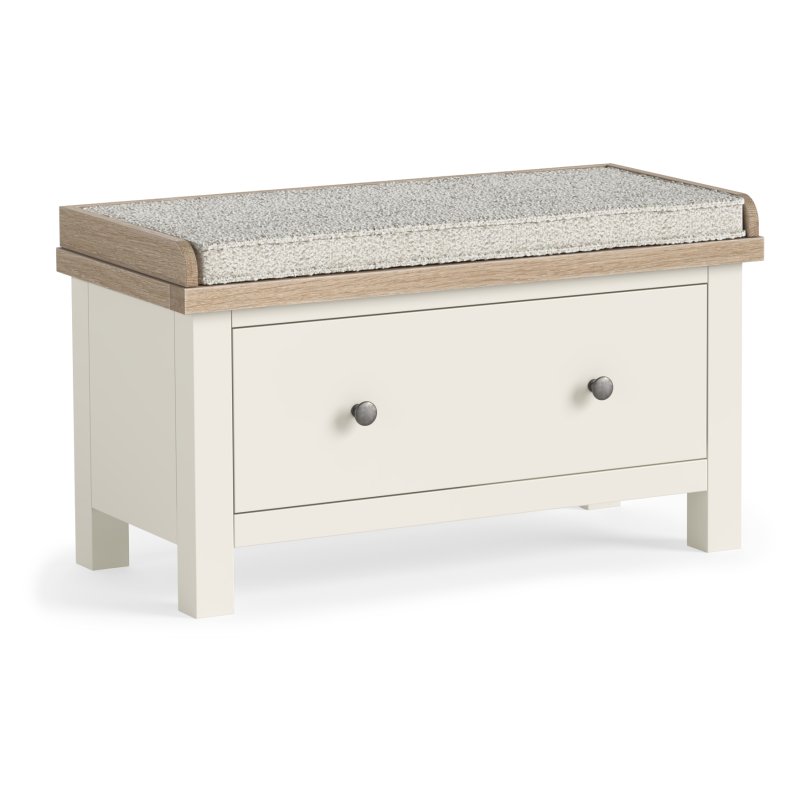 Cottage Collection Hallway Bench With Drawer In Coconut