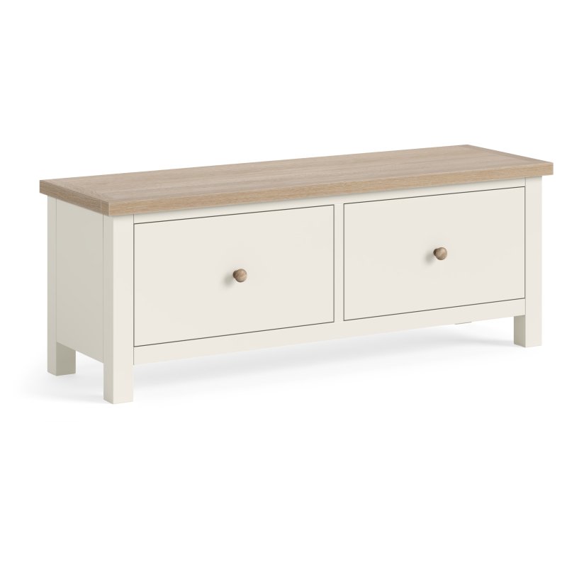 Cottage Collection Narrow Bedside Table In Coconut