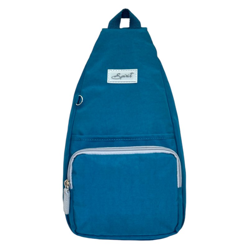 Spirit Spirit Jade and Grey Single Strap Sling Bag