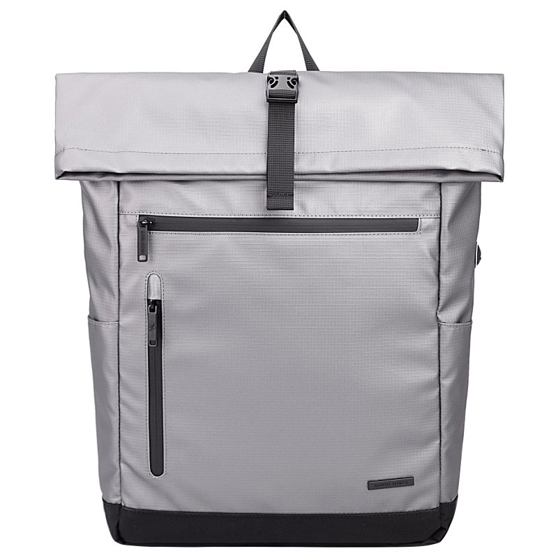 David Jones David Jones Grey Fold Top Backpack