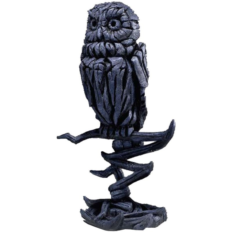 Edge Midnight Blue Owl Sculpture