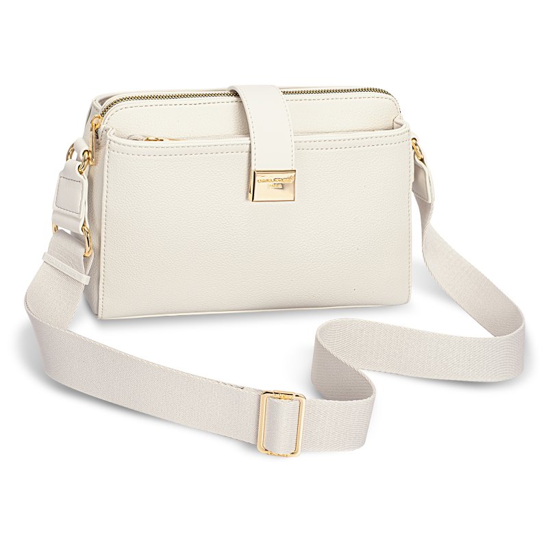 David Jones David Jones Coconut Multi Pocket Shoulder Bag